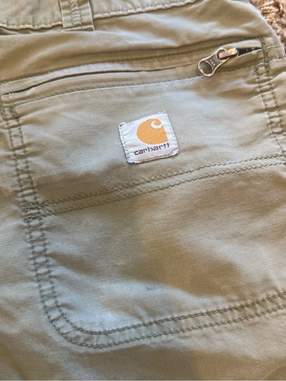 Men's Cargo Shorts in Light Olive Green - Casual Summer Shorts
